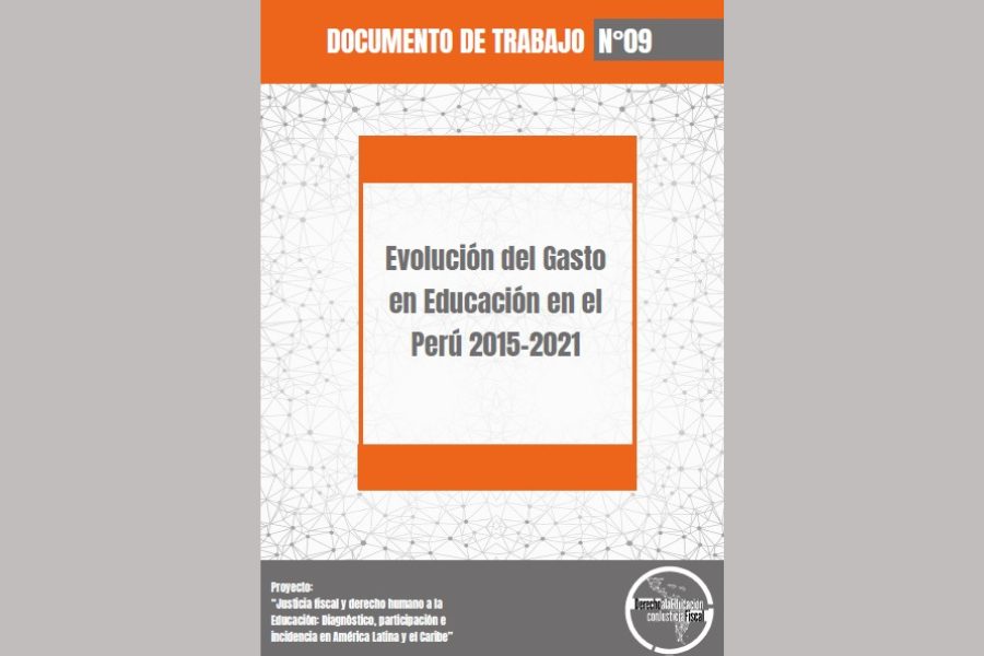 Evolución del gasto en Educación en el Perú 2015-2021