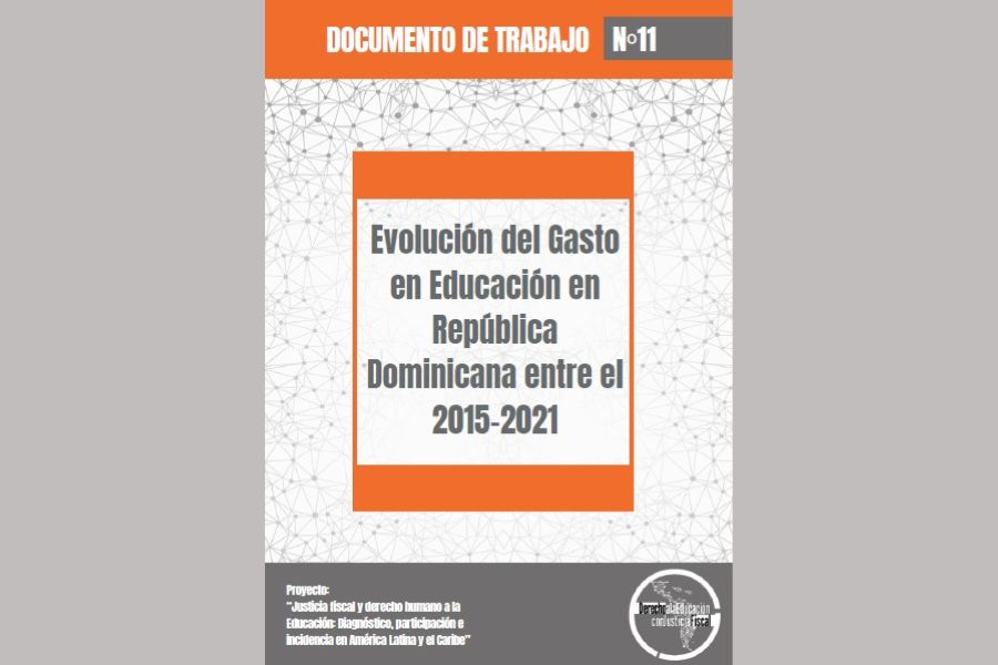 Evolución del Gasto en Educación en República Dominicana entre el 2015 y 2021