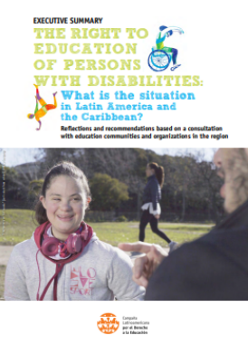 The right to education of persons with disabilities: What is the situation in Latin America and the Caribbean? (Executive Summary)