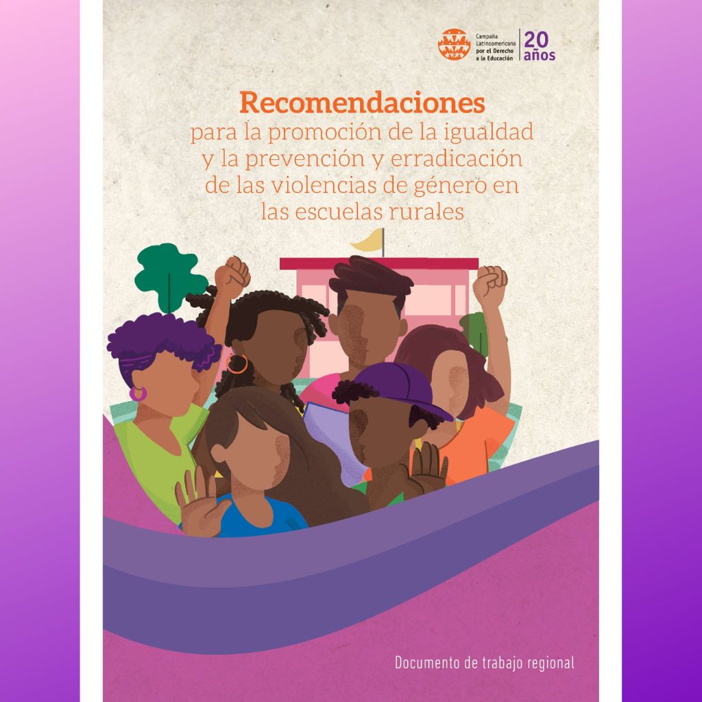 Recomendaciones para la promoción de la igualdad y la prevención y erradicación de las violencias de género en las escuelas rurales