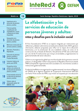 La alfabetización y los servicios de educación de personas jóvenes y adultas: retos y desafíos para la inclusión social