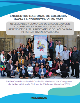 Necesidades y demandas de la sociedad civil colombiana en torno a la educación y aprendizaje a lo largo y ancho de la vida para personas jóvenes y adultas